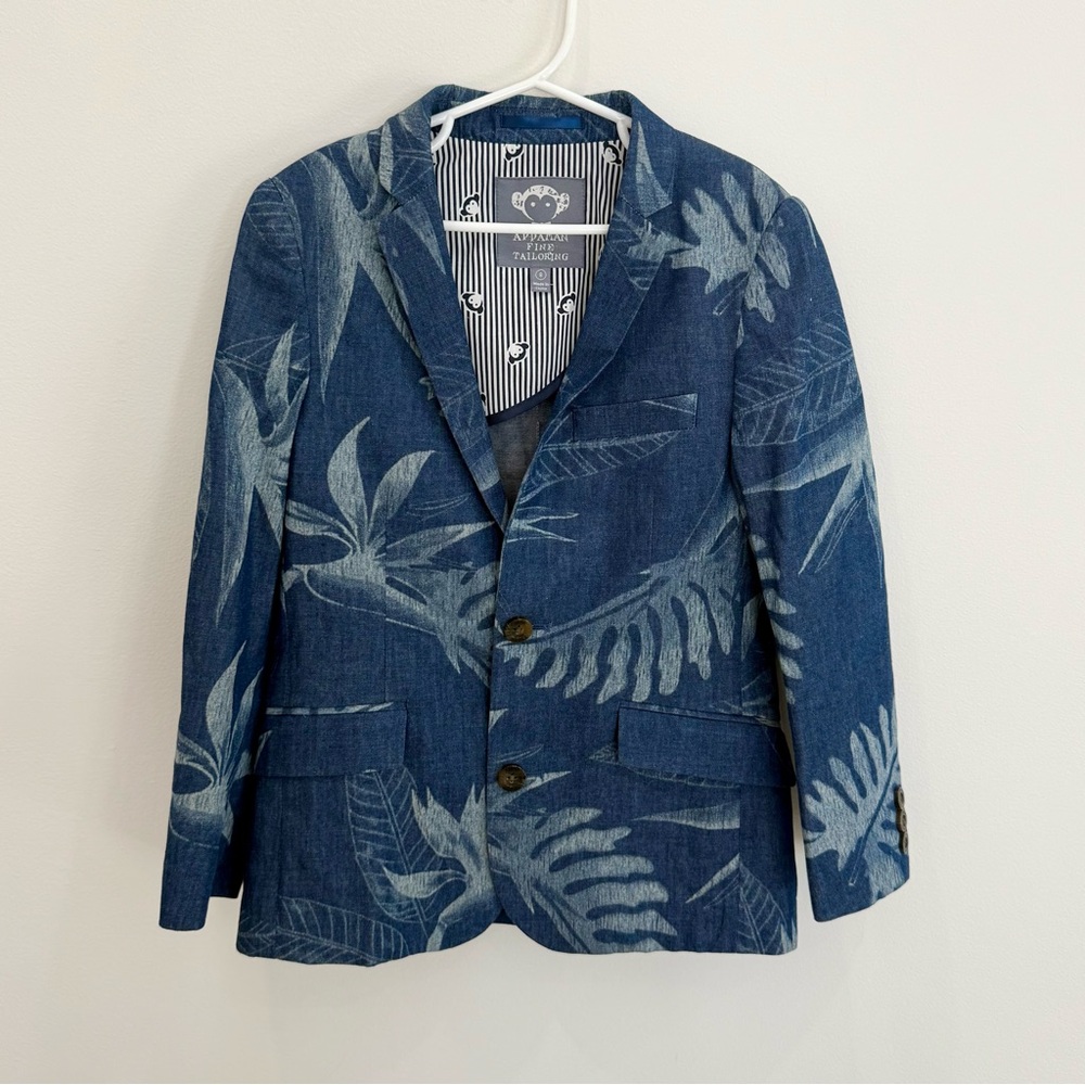 APPAMAN boys tropical sports jacket- size 8- EUC like new - Picture 3 of 6